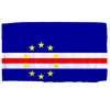 Cape Verde Flag w/pole hem, 2x3', Nylon