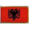 Albania Flag Frg w/pole hem, 4x6', Nylon