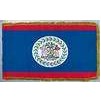 Belize Flag Frg w/pole hem, 3x5', Nylon