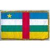 Cent African Rep Flag Frg w/pole hem, 4x6', Nyl