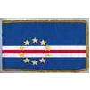 Cape Verde Flag Frg w/pole hem, 3x5', Nylon