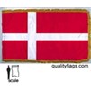 Denmark Flag Frg w/pole hem, 3x5', Nylon
