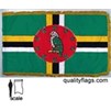 Dominica Flag Frg w/pole hem, 3x5', Nylon