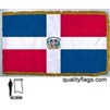 Dom Rep Flag w/Seal Frg w/pole hem, 3x5', Nyl