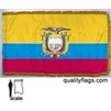 Ecuador Flag w/Seal Frg w/pole hem, 3x5', Nylon
