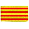 Catalonia Flag w/pole hem, 4x6', Nylon