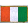 Cote D'Ivoire Flag Frg w/pole hem, 4x6', Nylon