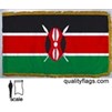 Kenya Flag Frg w/pole hem, 3x5', Nylon