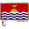 Kiribati Flag Frg w/pole hem, 3x5', Nylon