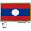 Laos Flag Frg w/pole hem, 3x5', Nylon