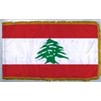 Lebanon Flag Frg w/pole hem, 4x6', Nylon