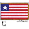 Liberia Flag Frg w/pole hem, 3x5', Nylon