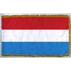 Luxembourg Flag Frg w/pole hem, 4x6', Nylon