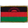 Malawi Flag Frg w/pole hem, 4x6', Nylon