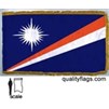 Marshall Islands Flag Frg w/pole hem, 3x5', Nyl