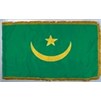 Mauritania Flag Frg w/pole hem, 4x6', Nylon