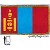 Mongolia Flag Frg w/pole hem, 3x5', Nylon