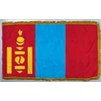 Mongolia Flag Frg w/pole hem, 4x6', Nylon