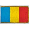 Romania Flag Frg w/pole hem, 4x6', Nylon
