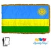 Rwanda Flag Frg w/pole hem, 4x6', Nylon
