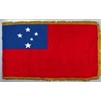 Western Samoa Flag Frg w/pole hem, 4x6', Nylon