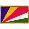 Seychelles Flag Frg w/pole hem, 4x6', Nylon