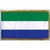 Sierra Leone Flag Frg w/pole hem, 4x6', Nylon
