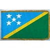 Solomon Islands Flag Frg w/pole hem, 4x6', Nyl