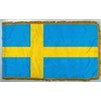 Sweden Flag Frg w/pole hem, 4x6', Nylon
