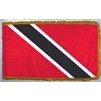 Trinidad & Tobago Flag Frg w/pole hem, 4x6', Nyl