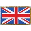 United Kingdom Flag Frg w/pole hem, 4x6', Nylon