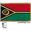 Vanuatu Flag Frg w/pole hem, 3x5', Nylon