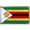 Zimbabwe Flag Frg w/pole hem, 3x5', Nylon