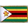 Zimbabwe Flag Frg w/pole hem, 4x6', Nylon