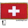 Switzerland Flag Frg w/pole hem, 3x5', Nylon