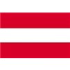 Austria Flag w/pole hem, 4x6', Nylon