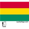 Bolivia Flag w/pole hem, 3x5', Nylon