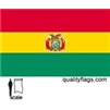 Bolivia Flag w/Seal w/pole hem, 3x5', Nylon