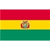 Bolivia Flag w/Seal w/pole hem, 4x6', Nylon