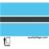 Botswana Flag w/pole hem, 3x5', Nylon