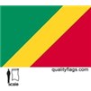 Congo  Flag w/pole hem, 3x5', Nylon