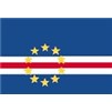 Cape Verde Flag w/pole hem, 4x6', Nylon