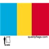 Chad Flag w/pole hem, 3x5', Nylon