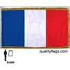 France Flag Frg w/pole hem, 2x3', Nylon