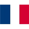 France Flag w/pole hem, 4x6', Nylon