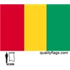 Guinea Flag w/pole hem, 3x5', Nylon