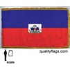 Haiti Flag w/Seal Frg w/pole hem, 2x3', Nylon