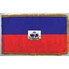 Haiti Flag w/Seal Frg w/pole hem, 4x6', Nylon