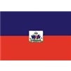 Haiti Flag w/Seal w/pole hem, 4x6', Nylon