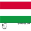 Hungary Flag w/pole hem, 3x5', Nylon